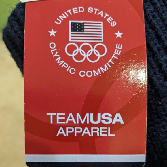NWT Team USA Apparel GO USA Olympics Navy Mittens - Picture 6 of 6